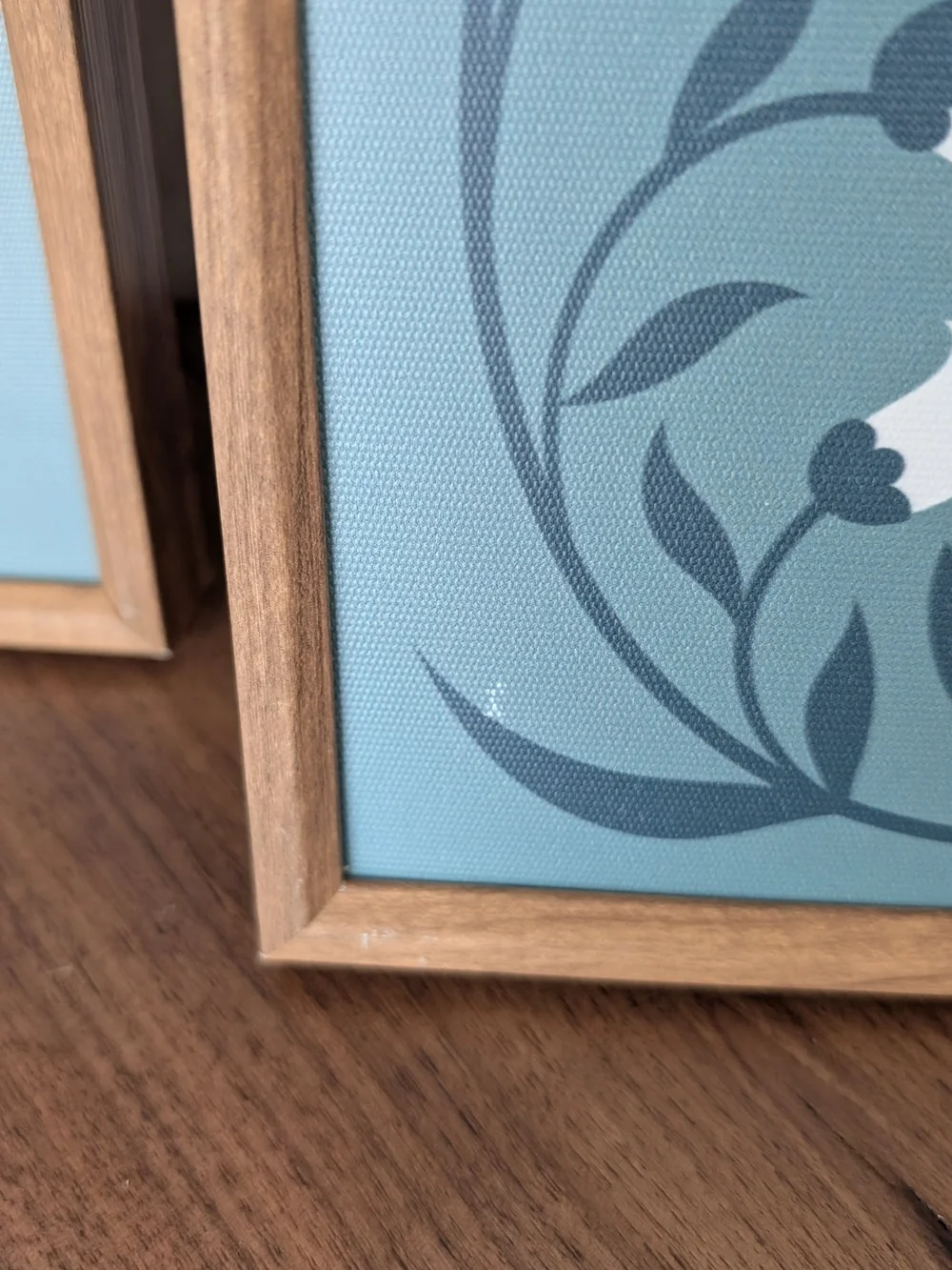 Cheetah Botanical framed canvas wall art Pre Owned,